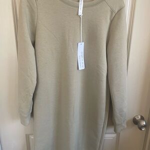 Casual Olive Midi Dress